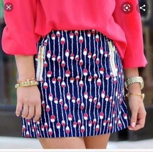 Lilly Pulitzer Oh Buoy! Tate skirt size 10